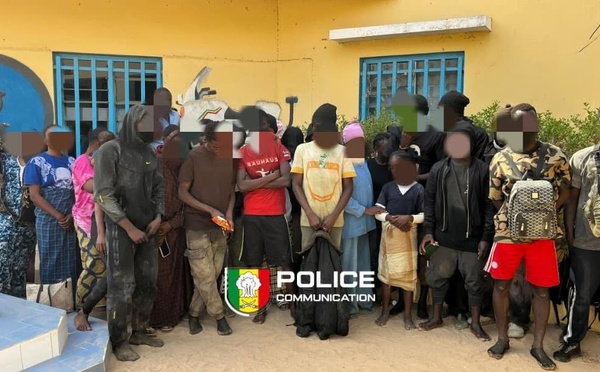 Mbour : 34 migrants interceptés par la police après une tentative de traversée