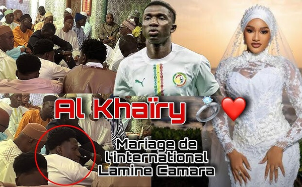 Mariage : Lamine Camara célèbre une union discrète à Dakar
