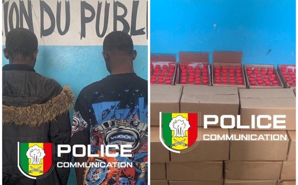 Deux individus arrêtés à Yeumbeul pour trafic de produits destinés à la toxicomanie