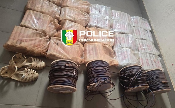 Trafic d’explosifs : importante saisie de la Police nationale du Sénégal à la frontière malienne