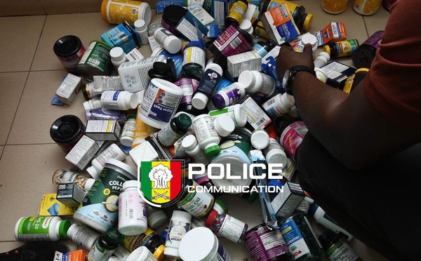 Saisie de faux médicaments à Pikine : des produits estimés à 35 millions FCFA récupérés