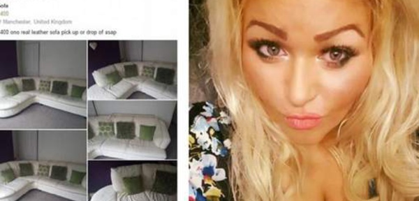 Elle publie par erreur une photo coquine en voulant vendre son canapé