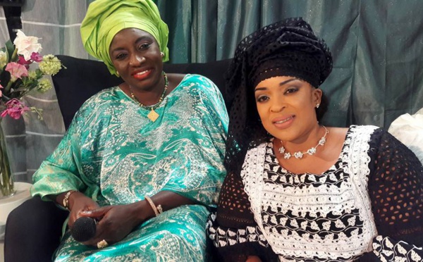 Mado Diaw prend la pose avec l'ancienne Premier ministre 