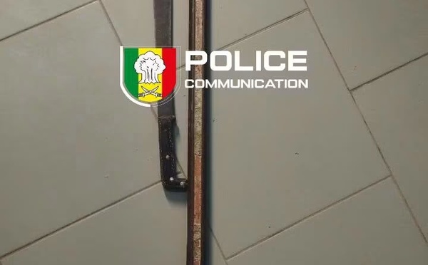Nguinth: un individu arrêté après avoir blessé un policier à coups de coupe-coupe