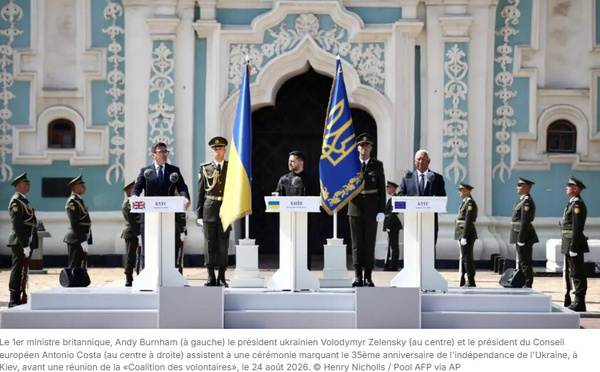 Les dirigeants européens arrivent à Kiev pour une réunion de la Coalition des volontaires