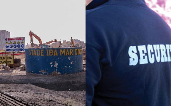 Stade Iba Mar Diop : deux vigiles soupçonnés d’avoir volé du matériel sur le chantier