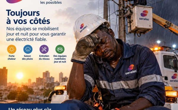 Forte chaleur et saison des pluies : la Senelec mobilisée jour et nuit pour assurer l’électricité aux Sénégalais
