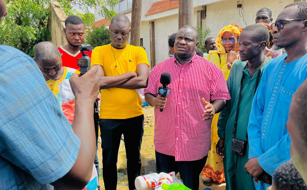 Touba : Matar Diop « Kiiraay » mobilise des aides pour les victimes des inondations