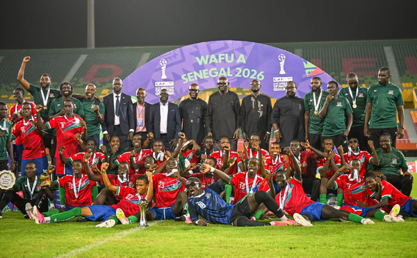 Football / Tournoi U17 ZONE A de l'UFOA : La Gambie s'impose aux tirs au but face au Sénégal et décroche le titre continental