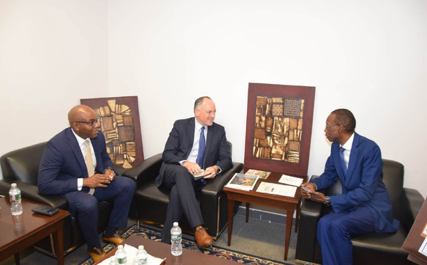 New York : Cheikh Niang reçoit le président de Boeing Global en marge de l'Assemblée générale de l'ONU