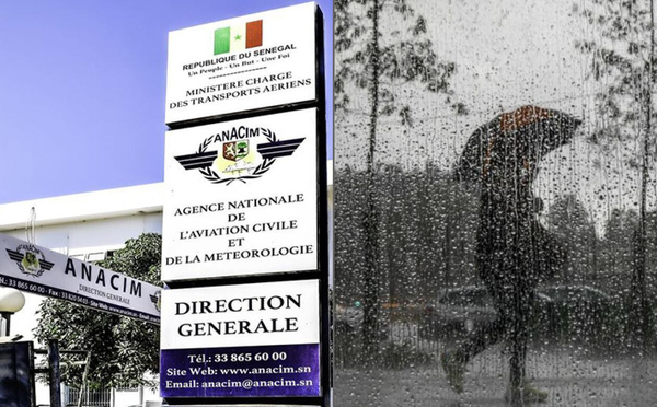 Fortes pluies et vents violents : l’Anacim appelle les populations à la prudence