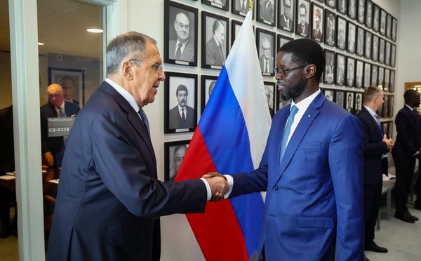 À New York, Diomaye Faye et Lavrov parlent coopération, paix et sécurité