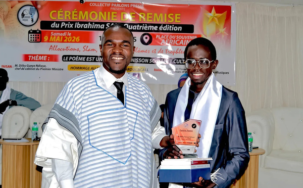 « Tomba d'Ivoire » : Jules Marie Ndane Diouf primé pour son recueil de poésie