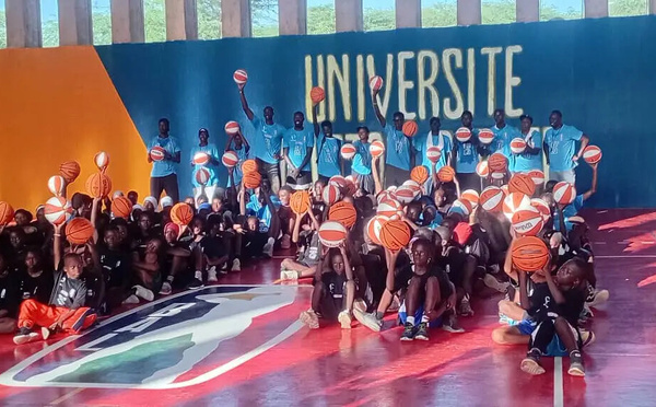 Saint-Louis: un terrain de basket rénové inauguré à l'UGB