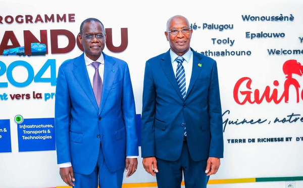 Le Premier ministre Ahmadou Al Aminou Lô à Conakry pour l'indépendance de la Guinée