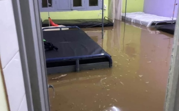 Fortes pluies à Dakar : le centre de santé Philippe-Maguilène Senghor inondé en images