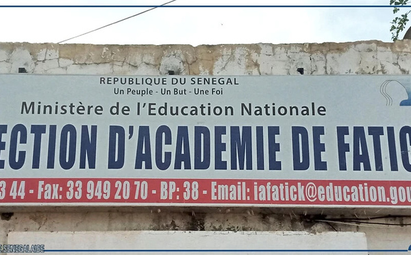 Fatick : 77 établissements scolaires touchés par l'hivernage 2026