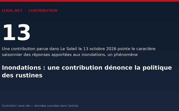 Inondations : une contribution dénonce la politique des rustines