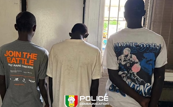 Après le point de presse de Talfa, trois suspects déférés au parquet