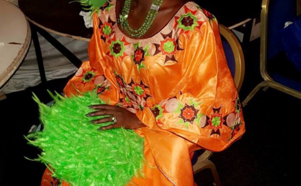 Fleur Mbaye très élégante dans cette tenue traditionnelle