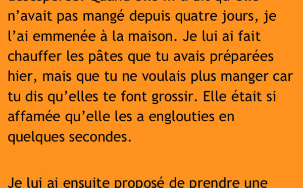 Un mari explique pourquoi il trompe sa femme