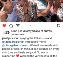 Janet Jackson passe ses vacances  chez Oumou Wane