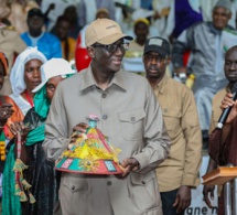 Photos/ Vélingara: Le Premier Ministre Amadou Ba effectue la pose de la première pierre du PCZA