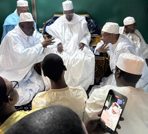 Photos / Daaka de Médina Gounass : La délégation du président Macky Sall reçue par le Khalife Thierno Amadou Tidiane Bâ