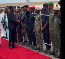 Arrivée du Président Bassirou Diomaye Faye à Saint-Louis