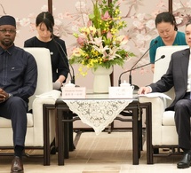 Photos/ Visite en Chine: le Premier ministre, Ousmane Sonko est arrivé à Hangzhou, capitale de la province du Zhejiang, ce samedi