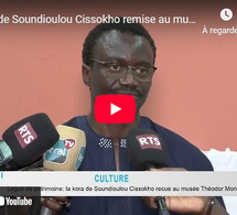 La kora de Soundioulou Cissokho remise au musée Théodore Monod