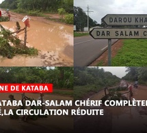 Commune de Kataba : L'axe Kataba-Dar Salam Chérif complètement défoncée, la circulation réduite