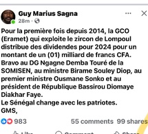 Un milliard, ce n’est pas une victoire, c’est une humiliation nationale ! » (Par Ibrahima Datte)