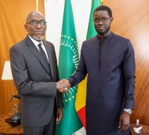 Photos : Audience du président de la République, Bassirou Diomaye Faye à Me Aly Fall, Bâtonnier de l’Ordre des avocats du Sénégal, ce mardi