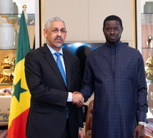 Photos/ 7ᵉ Sommet UA–UE à Luanda : le Président Bassirou Diomaye Diakhar Faye, a accordé une audience à Dr Sidi Ould Tah, Pdt de la BAD, cet après-midi