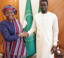 Photos : Le président de la République a reçu en audience Mme Mariam YERIMA, Vice-Présidente et Grande Chancelière des Ordres nationaux du Bénin, ce jeudi