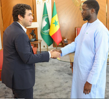 Photos/ Palais présidentiel : Le Président de la République, Bassirou Diomaye Faye a reçu M. Naguib Sawiris, Président du Groupe Orascom, ce vendredi