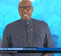Point de presse du gouvernement sur la situation dans les Universités