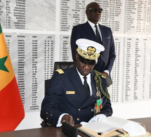 Le Vice-Amiral d’escadre Oumar Wade, officiellement installé dans ses fonctions de Chef d’état-major général des Armées (CEMGA)