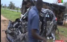 Vidéo : Choc mortel entre un camion et une voiture 4x4 à Bambey
