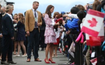 ​Photos : Le prince William et Kate Middleton et leurs enfants George et Charlotte au Canada