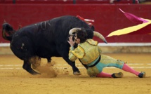 ​Insolite : Le matador encore encorné au même oeil par un taureau de 600 kg, 5 ans après