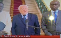 Dominique Strauss-Kahn reçu par le Président Macky Sall 