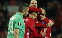Manchester United coule Saint-Etienne avec un triplé de Zlatan Ibrahimovic