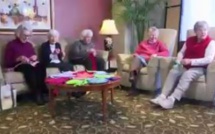 Vidéo-Ces retraitées tricotent des pulls... pour poulets