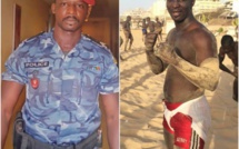 Vidéo : Le policier Pathé Boye décroche son premier combat de lutte avec frappe.