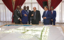 La maquette du projet de la cité des Affaires de l’Afrique de l’Ouest présentée au Président Macky Sall