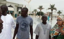 Photos: Assane Diouf et sa femme en visite à Touba