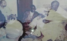 Photo collector : Modibo Diop avec Serigne Saliou et Pascal Chaigneau en 1999