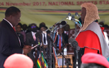 Zimbabwe : le nouveau président Mnangagwa succède officiellement à Mugabe